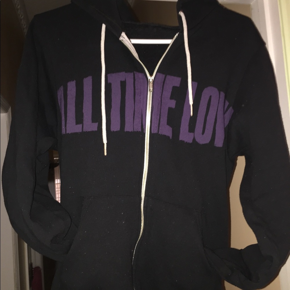 American Apparel All Time Low Zip-up Hoodie